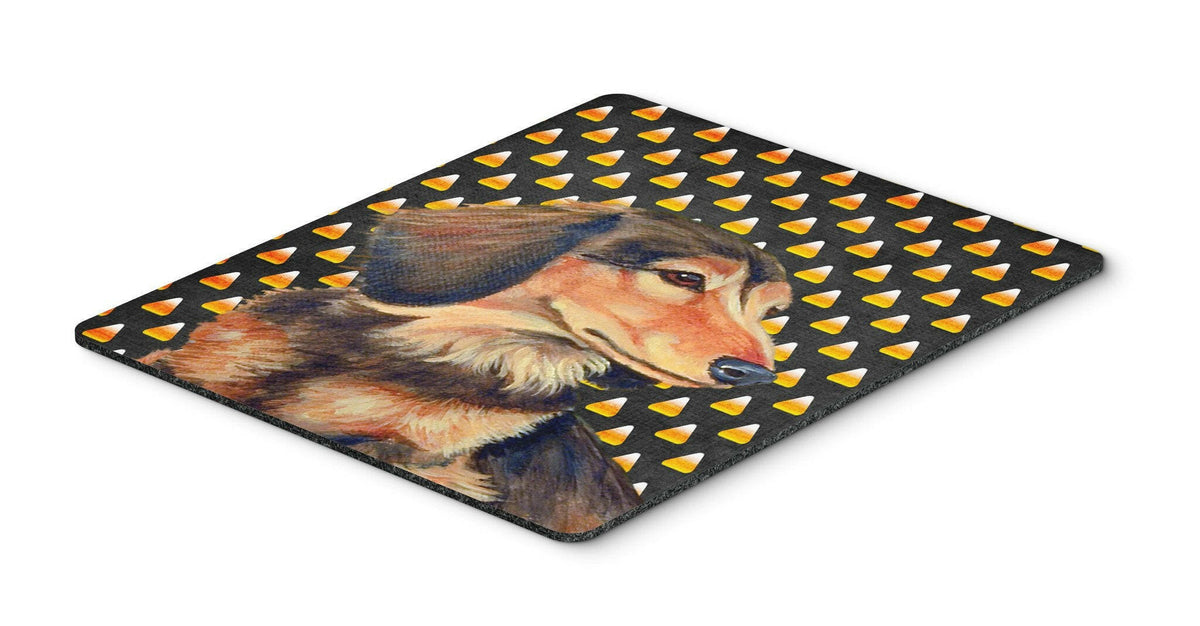 Dachshund Candy Corn Halloween Portrait Mouse Pad, Hot Pad or Trivet by Caroline&#39;s Treasures