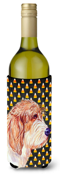 Petit Basset Griffon Vendeen   Halloween Portrait Wine Bottle Beverage Insulator Beverage Insulator Hugger by Caroline's Treasures