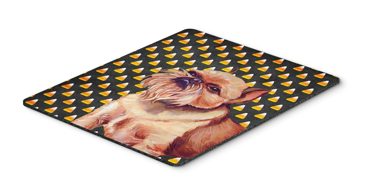 Brussels Griffon Candy Corn Halloween Portrait Mouse Pad, Hot Pad or Trivet by Caroline&#39;s Treasures