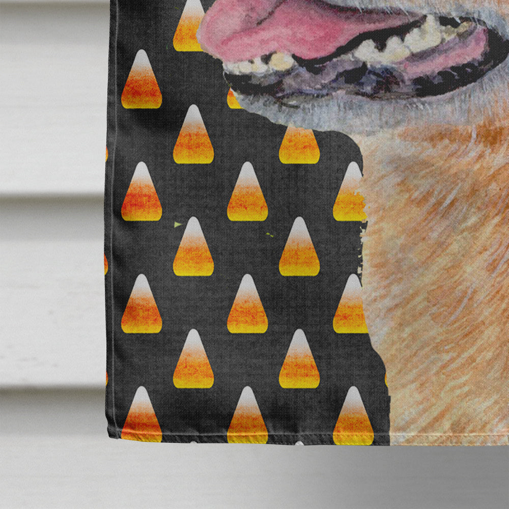 Australian Cattle Dog Candy Corn Halloween Portrait Flag Canvas House Size