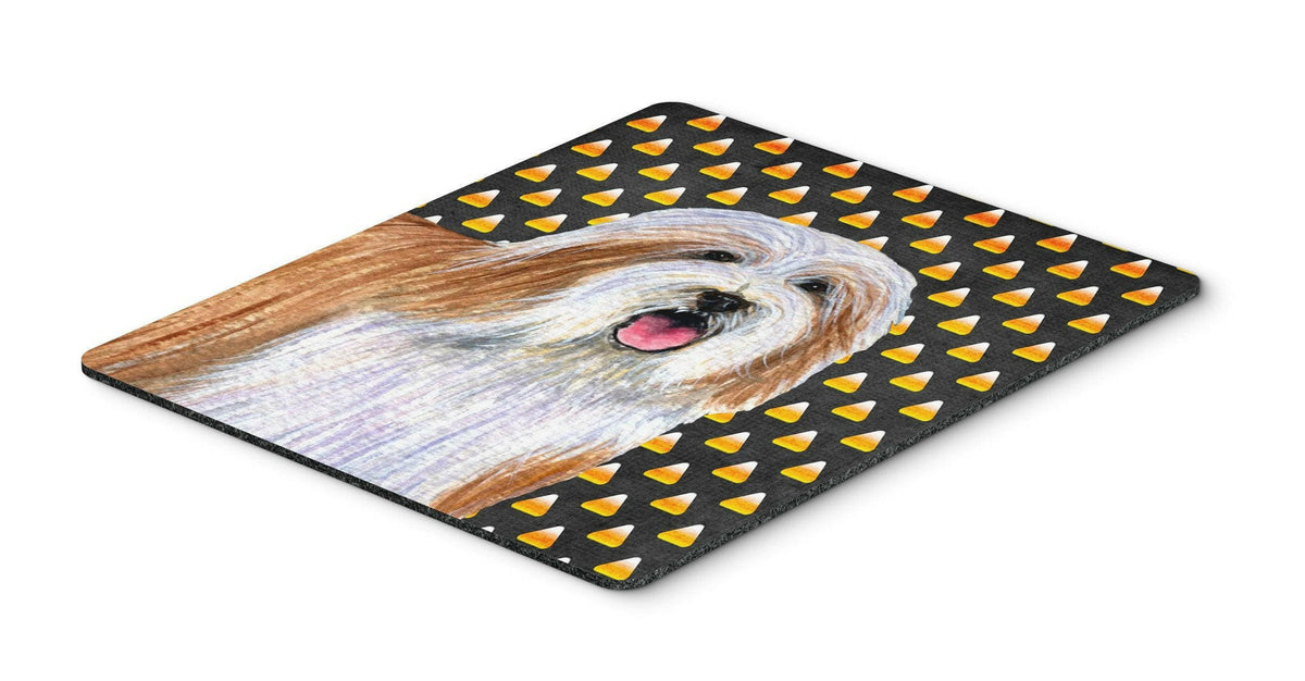 Bearded Collie Candy Corn Halloween Portrait Mouse Pad, Hot Pad or Trivet by Caroline&#39;s Treasures