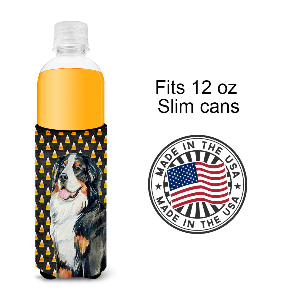 Bernese Mountain Dog Candy Corn Halloween Portrait Ultra Beverage Insulators for slim cans LH9075MUK.