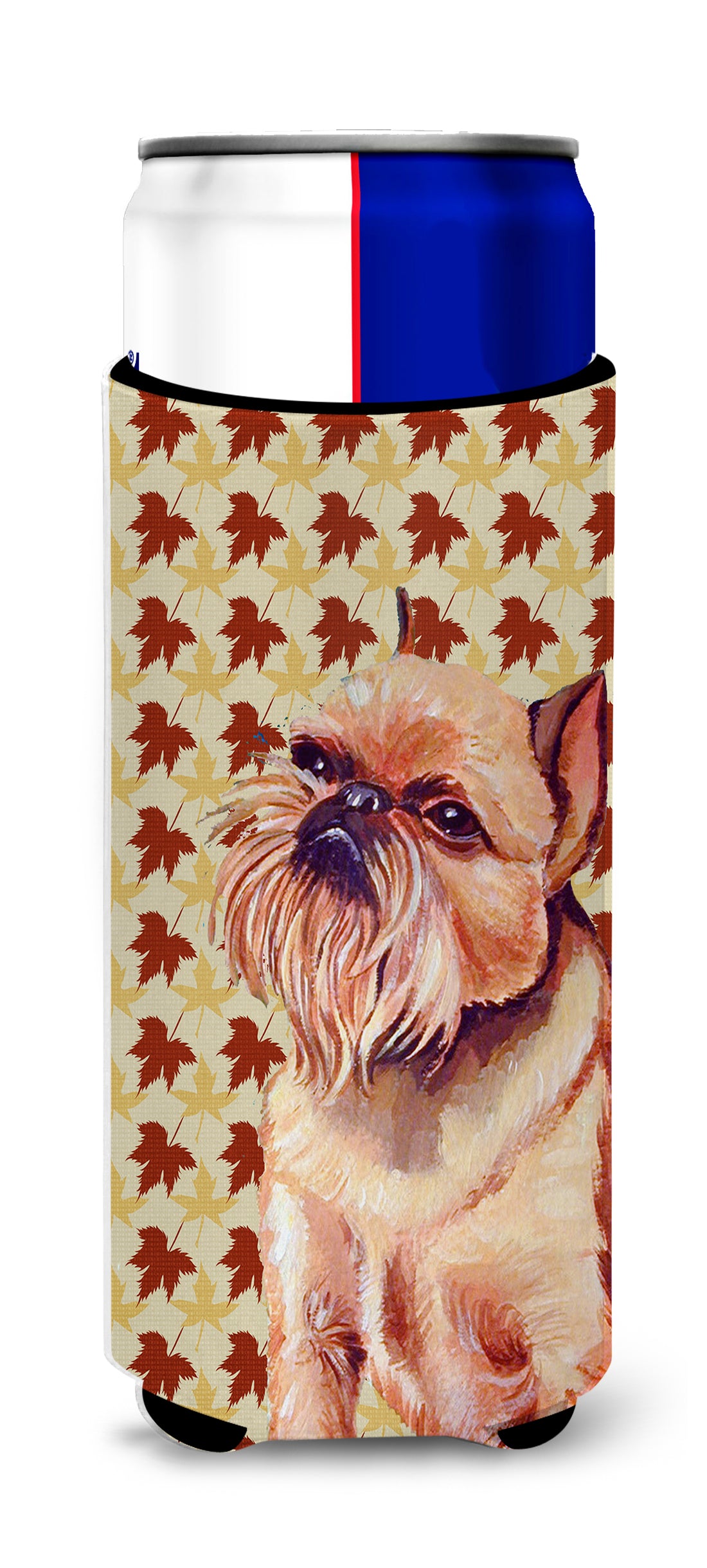 Brussels Griffon Fall Leaves Portrait Ultra Beverage Insulators for slim cans LH9089MUK
