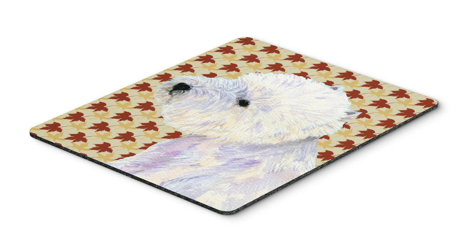 Westie Fall Leaves Portrait Mouse Pad, Hot Pad or Trivet by Caroline's Treasures