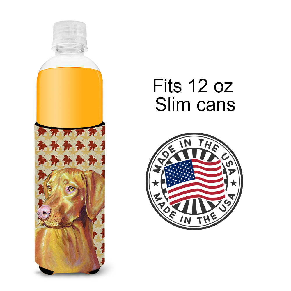 Vizsla Fall Leaves Portrait Ultra Beverage Insulators for slim cans LH9100MUK.