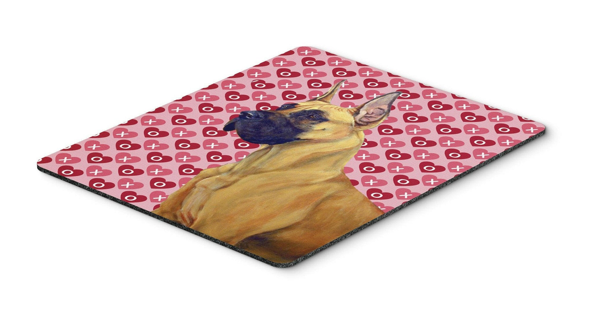 Great Dane Hearts Love and Valentine's Day Mouse Pad, Hot Pad or Trivet by Caroline's Treasures