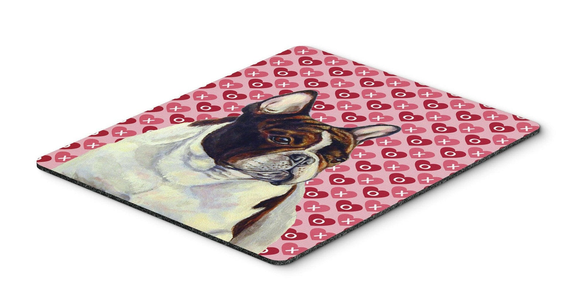 French Bulldog Hearts Love and Valentine's Day Mouse Pad, Hot Pad or Trivet by Caroline's Treasures