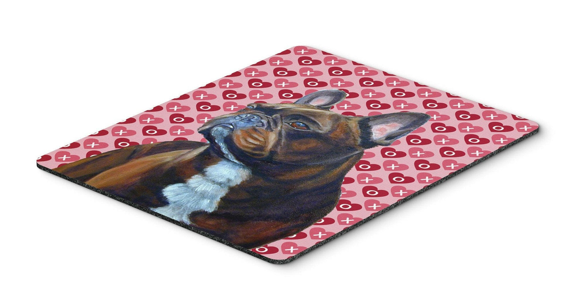 French Bulldog Hearts Love and Valentine's Day Mouse Pad, Hot Pad or Trivet by Caroline's Treasures