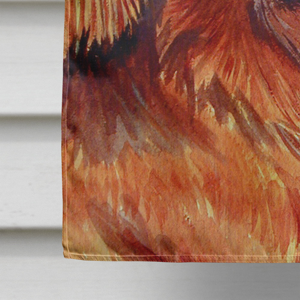 Irish Setter Hearts Love and Valentine's Day Portrait Flag Canvas House Size  the-store.com.