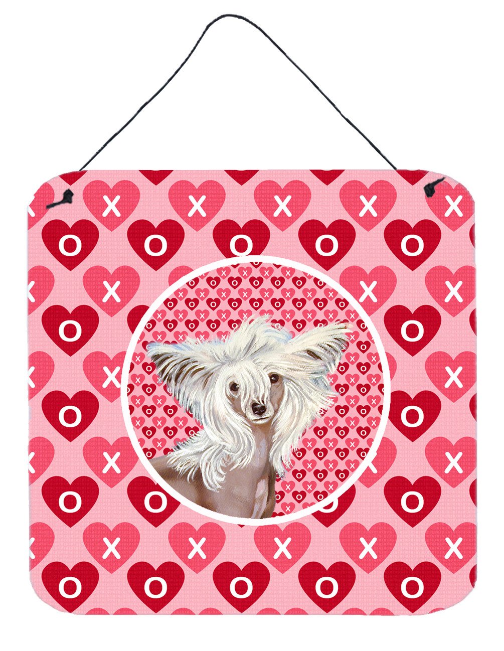 Chinese Crested Valentine's Love and Hearts Wall or Door Hanging Prints by Caroline's Treasures