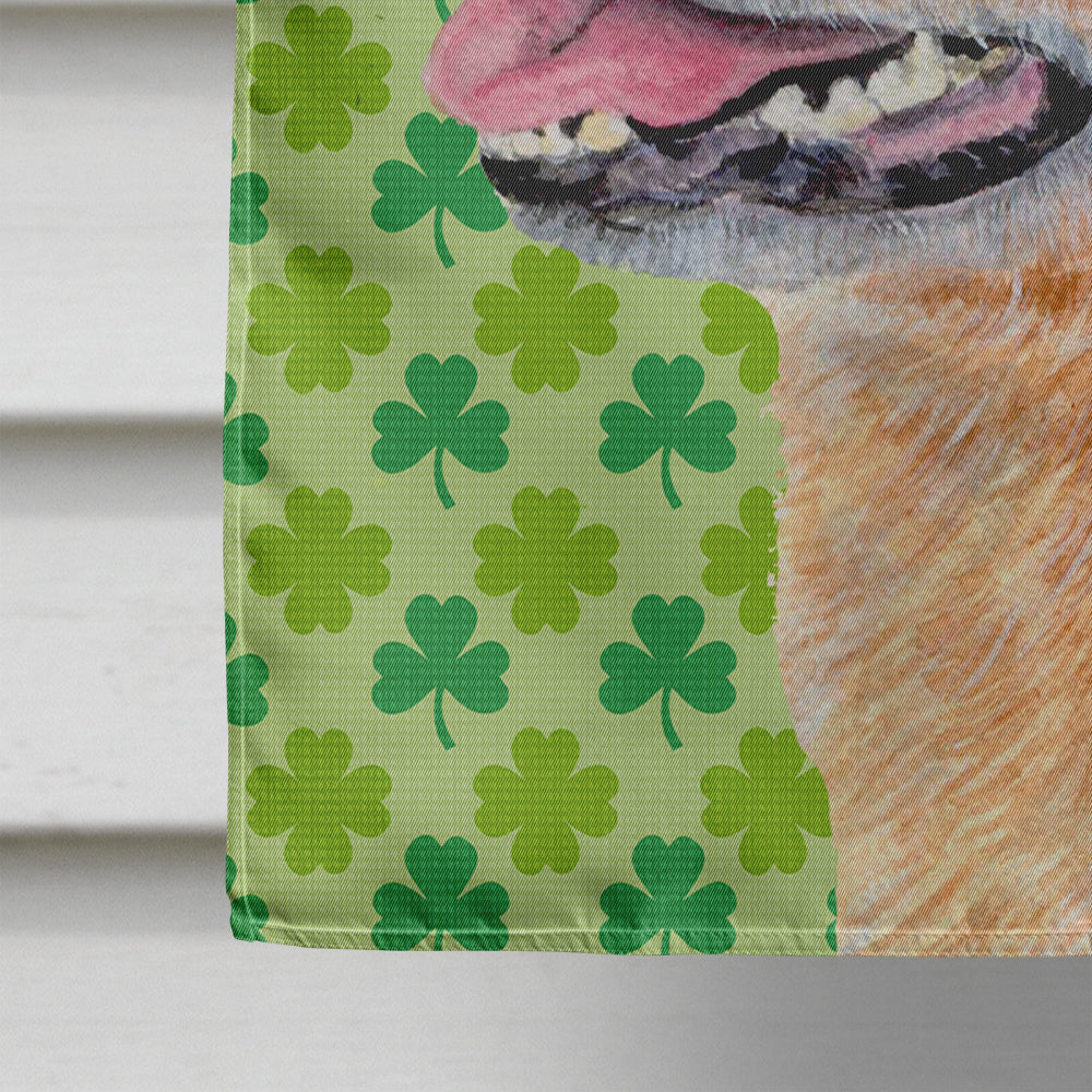 Australian Cattle Dog St. Patrick's Day Shamrock  Flag Canvas House Size  the-store.com.