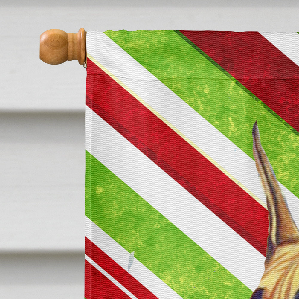 Great Dane Candy Cane Holiday Christmas  Flag Canvas House Size