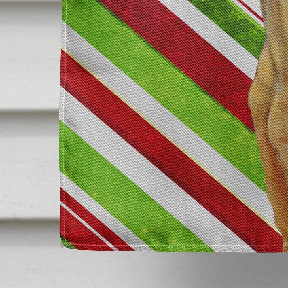Great Dane Candy Cane Holiday Christmas  Flag Canvas House Size