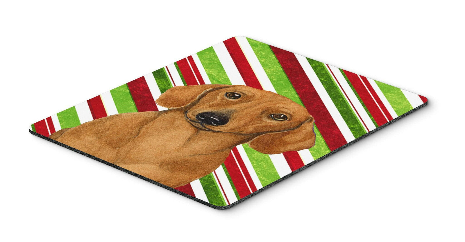 Dachshund Candy Cane Holiday Christmas Mouse Pad, Hot Pad or Trivet by Caroline's Treasures