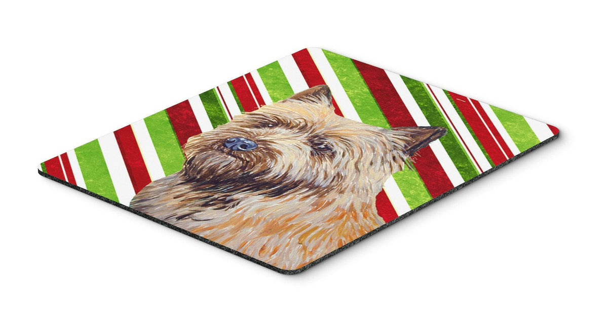 Cairn Terrier Candy Cane Holiday Christmas Mouse Pad, Hot Pad or Trivet by Caroline&#39;s Treasures