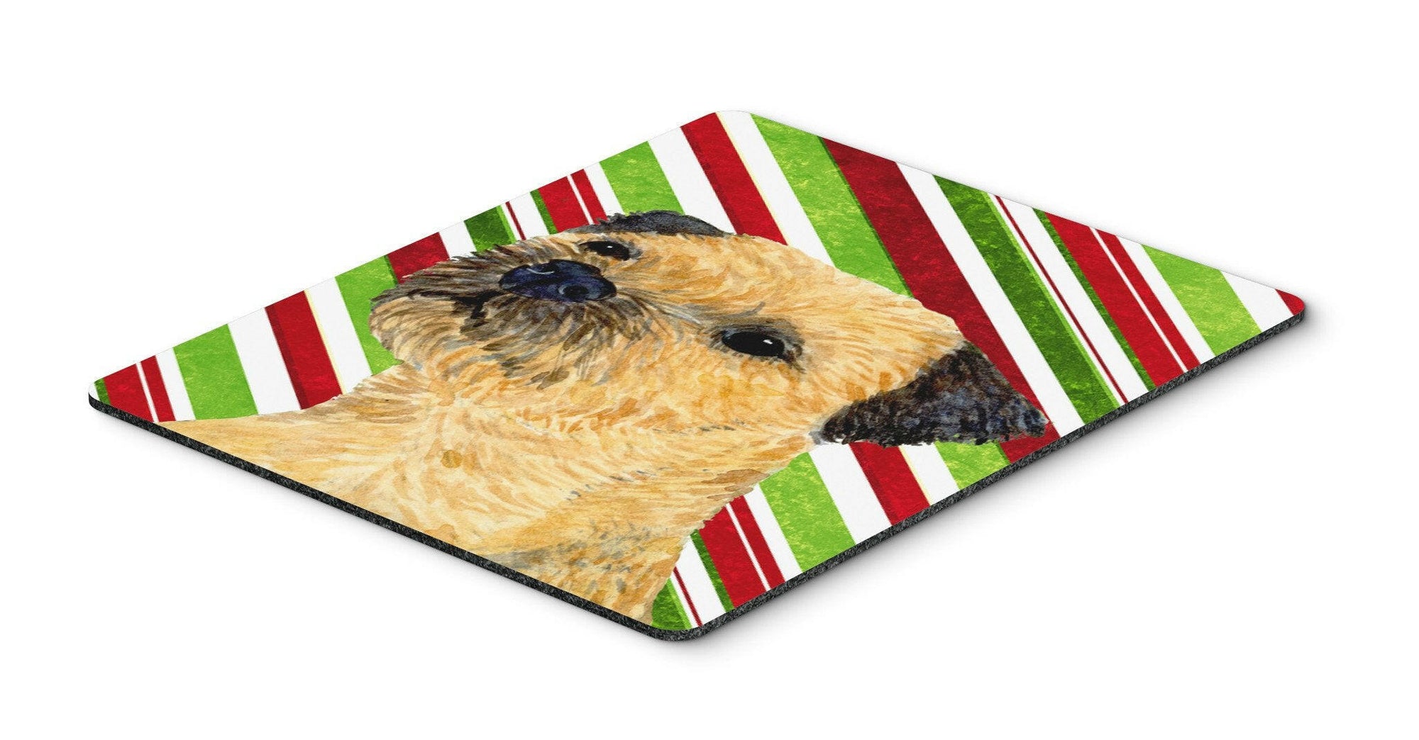 Border Terrier Candy Cane Holiday Christmas Mouse Pad, Hot Pad or Trivet by Caroline's Treasures