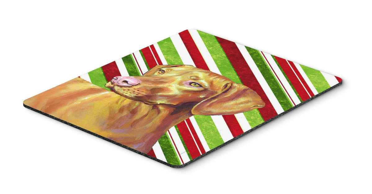 Vizsla Candy Cane Holiday Christmas Mouse Pad, Hot Pad or Trivet by Caroline&#39;s Treasures