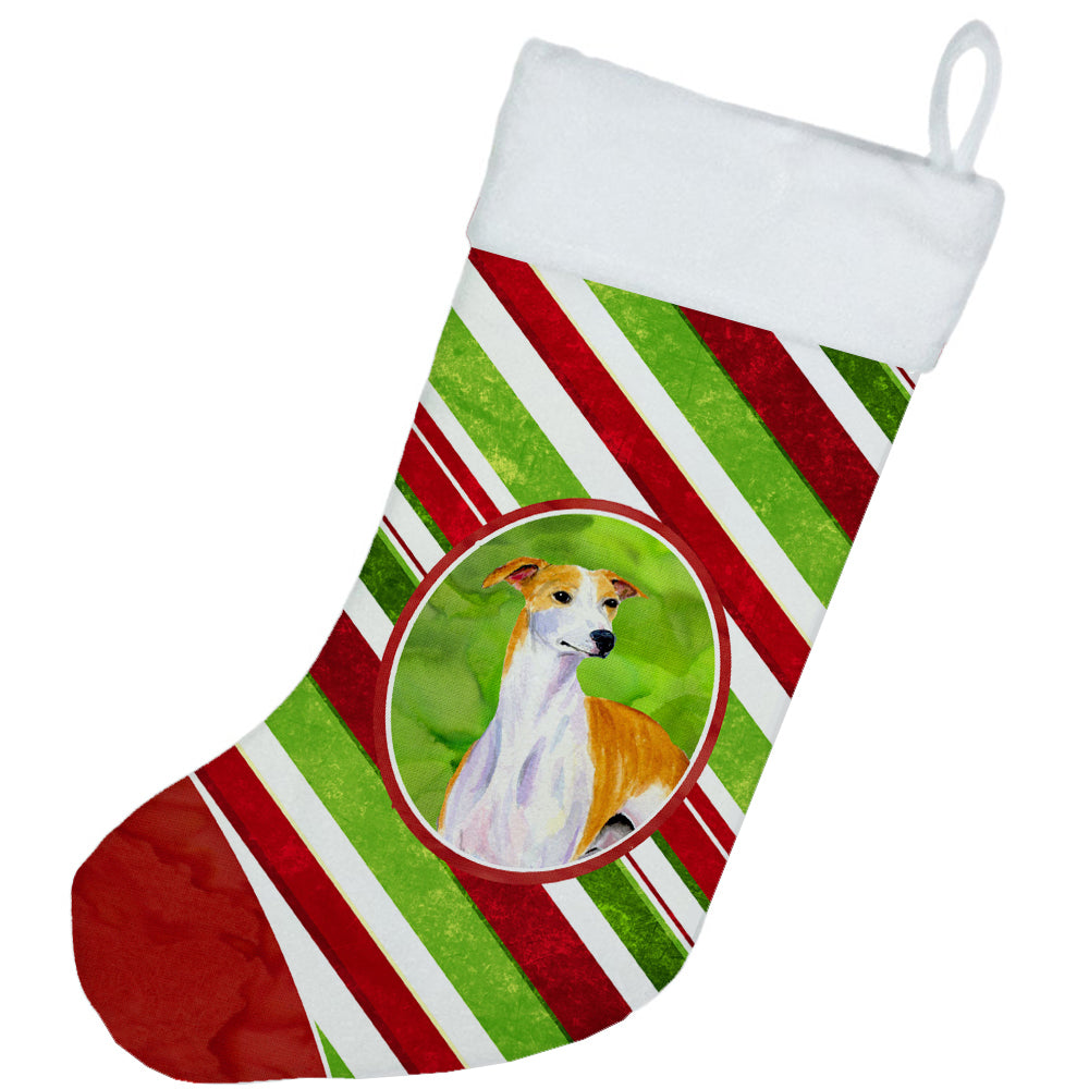 Whippet Candy Cane Holiday Christmas Christmas Stocking LH9238  the-store.com.
