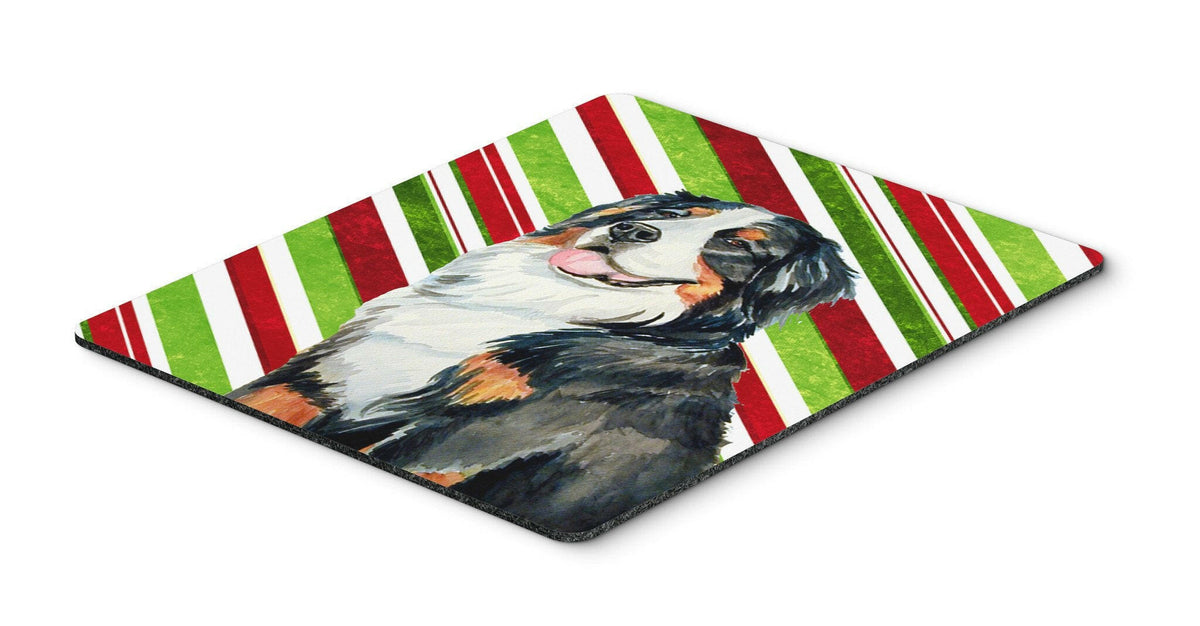 Bernese Mountain Dog Candy Cane Holiday Christmas Mouse Pad, Hot Pad or Trivet by Caroline&#39;s Treasures