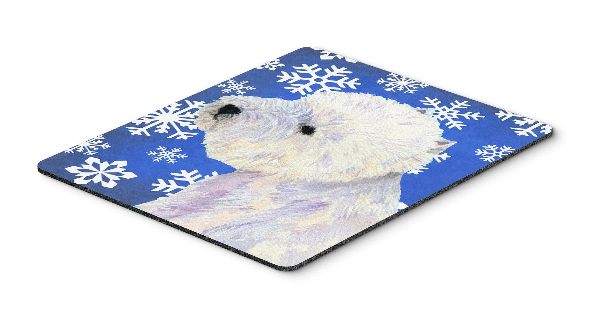 Westie Winter Snowflakes Holiday Mouse Pad, Hot Pad or Trivet by Caroline's Treasures