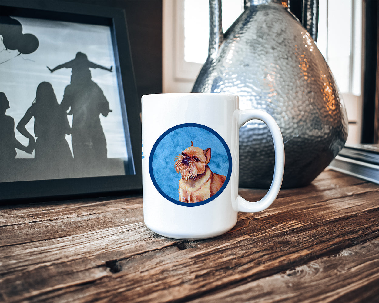 Brussels Griffon  Dishwasher Safe Microwavable Ceramic Coffee Mug 15 ounce  the-store.com.