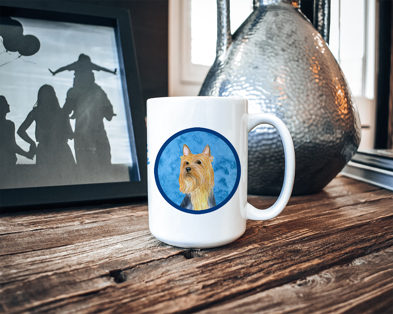 Silky Terrier  Dishwasher Safe Microwavable Ceramic Coffee Mug 15 ounce