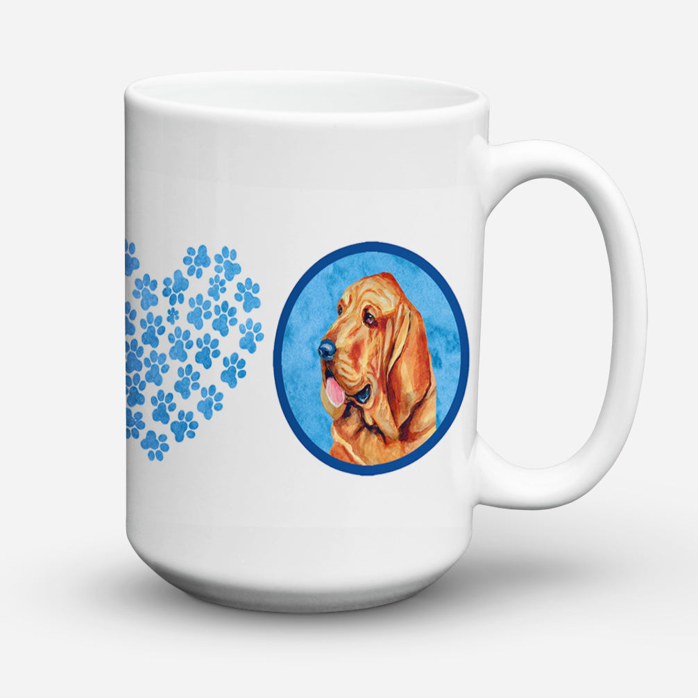 Bloodhound  Dishwasher Safe Microwavable Ceramic Coffee Mug 15 ounce
