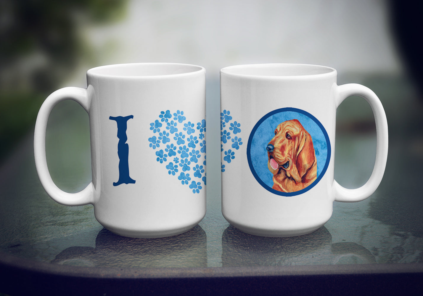 Bloodhound  Dishwasher Safe Microwavable Ceramic Coffee Mug 15 ounce  the-store.com.
