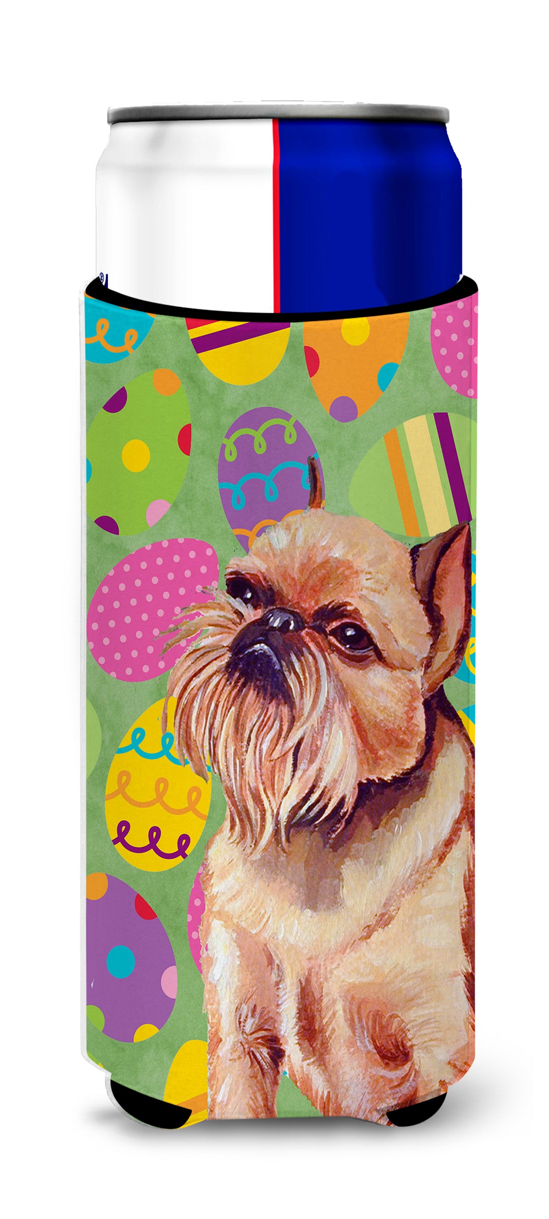 Brussels Griffon Easter Eggtravaganza Ultra Beverage Insulators for slim cans LH9404MUK.