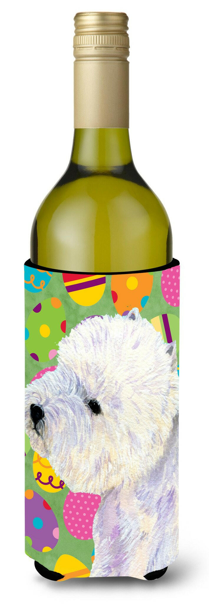 Westie Easter Eggtravaganza Wine Bottle Beverage Insulator Beverage Insulator Hugger by Caroline&#39;s Treasures