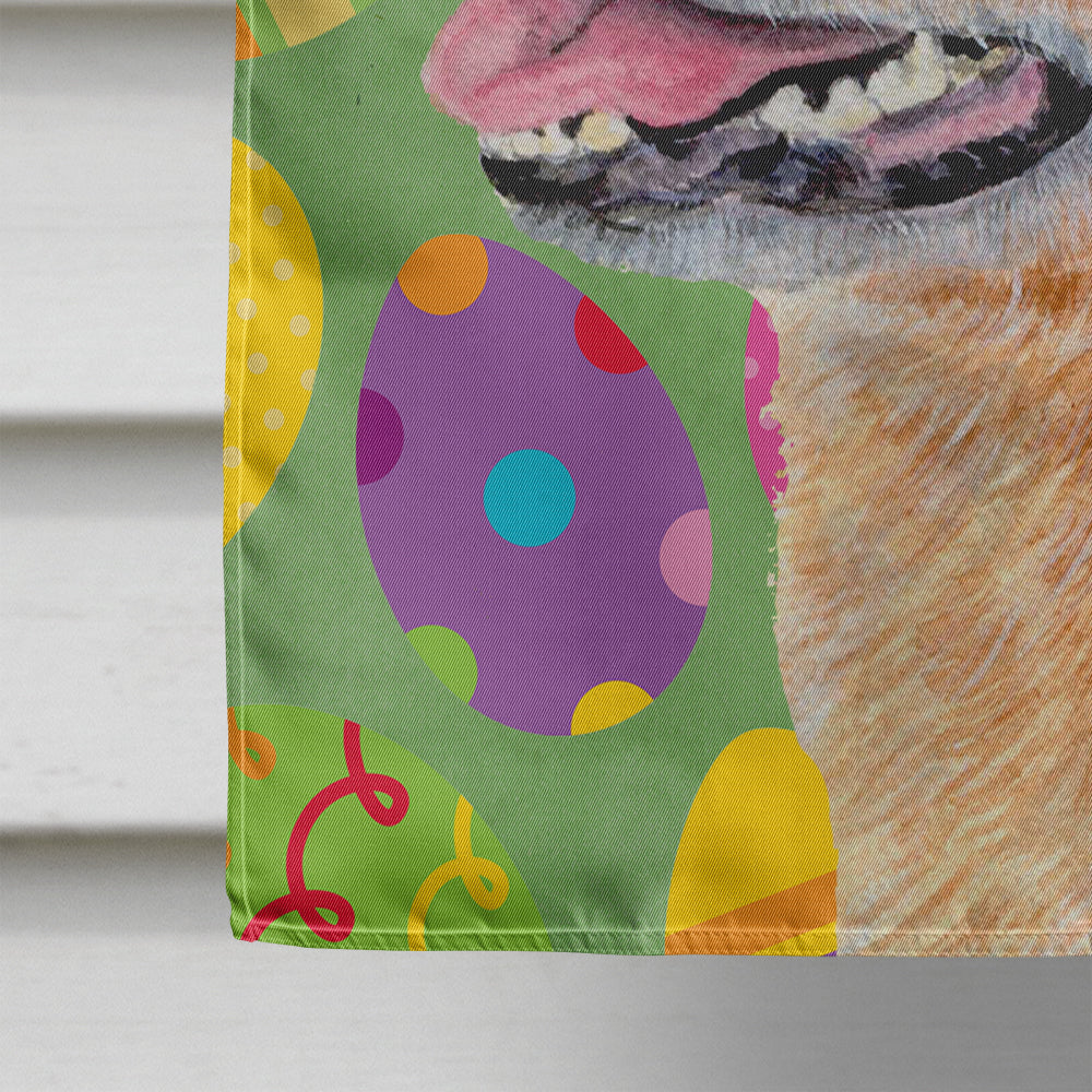 Australian Cattle Dog Easter Eggtravaganza Flag Canvas House Size  the-store.com.
