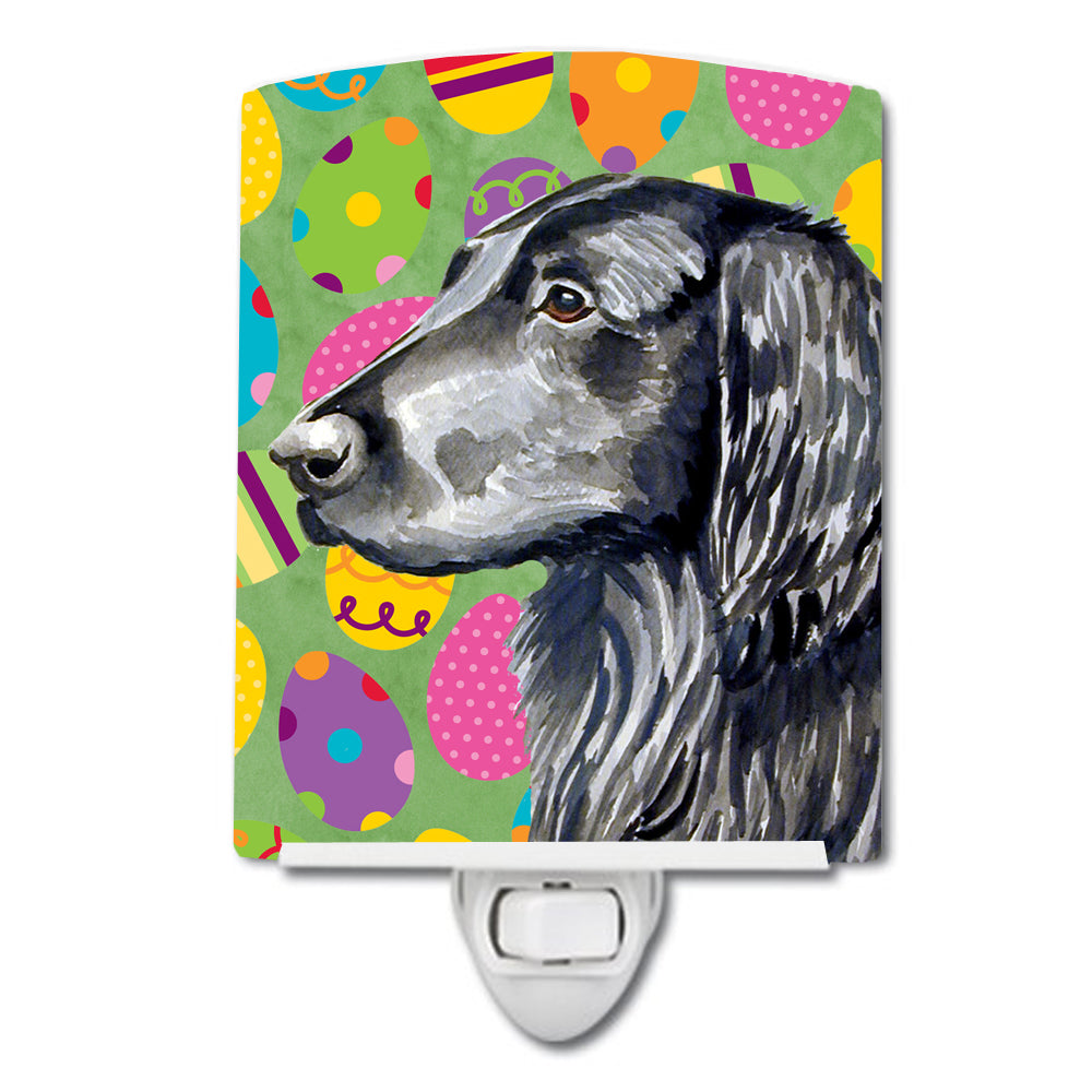 Flat Coated Retriever Easter Eggtravaganza Ceramic Night Light LH9411CNL - the-store.com