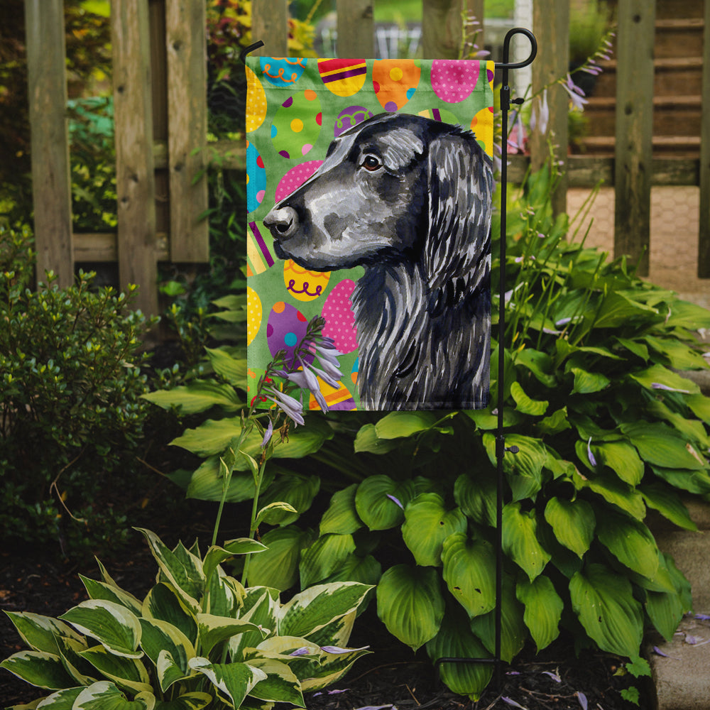 Flat Coated Retriever Easter Eggtravaganza Flag Garden Size  the-store.com.