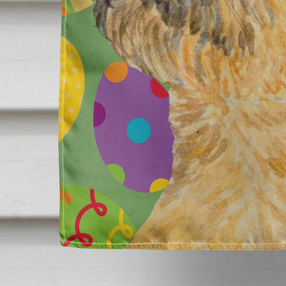 Border Terrier Easter Eggtravaganza Flag Canvas House Size  the-store.com.