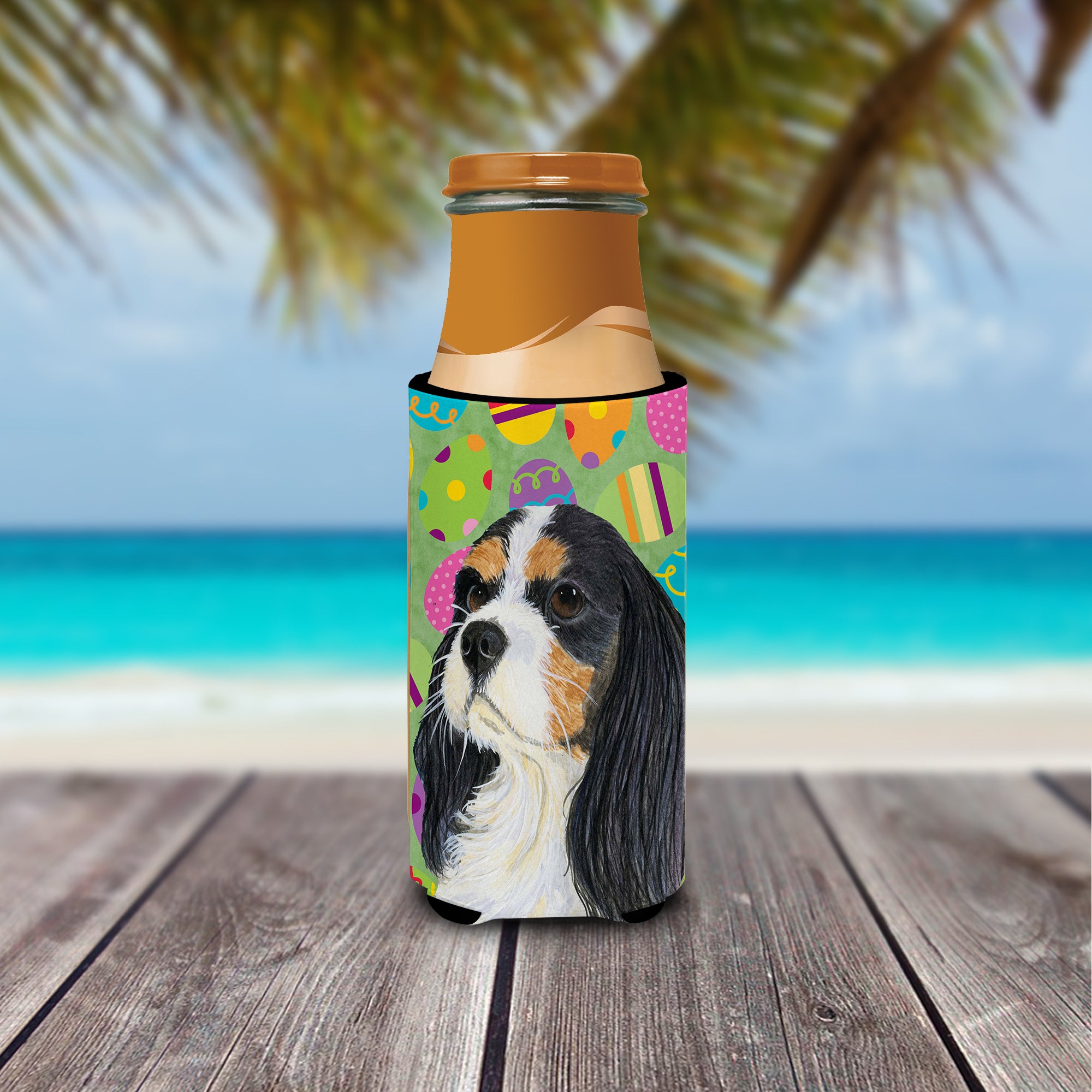 Cavalier Spaniel Easter Eggtravaganza Ultra Beverage Insulators for slim cans LH9414MUK.
