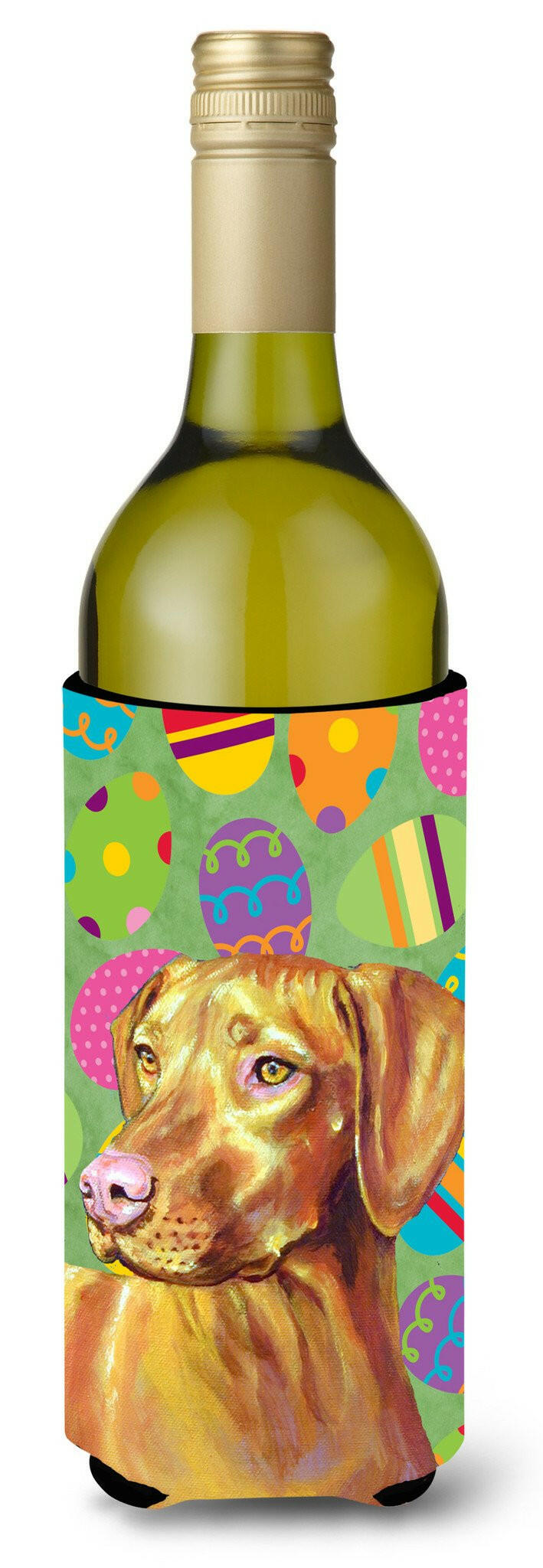 Vizsla Easter Eggtravaganza Wine Bottle Beverage Insulator Beverage Insulator Hugger by Caroline&#39;s Treasures