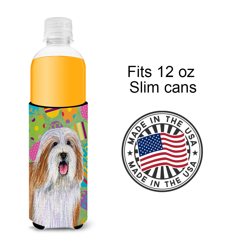Bearded Collie Easter Eggtravaganza Ultra Beverage Insulators for slim cans LH9420MUK.