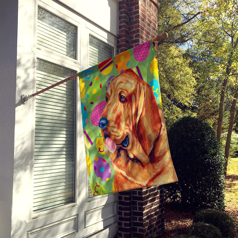 Bloodhound Easter Eggtravaganza Flag Canvas House Size