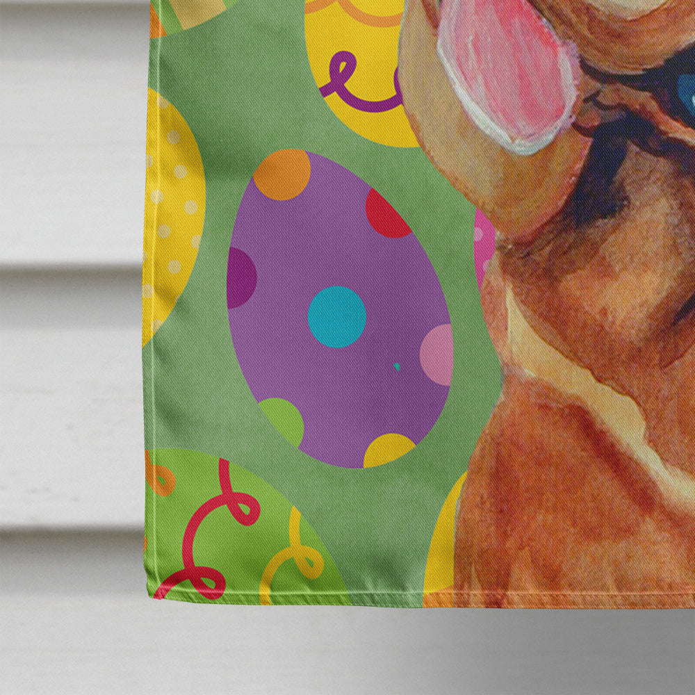 Bloodhound Easter Eggtravaganza Flag Canvas House Size