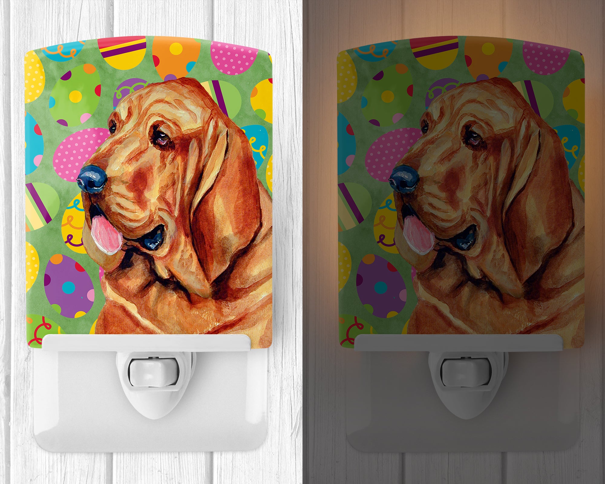 Bloodhound Easter Eggtravaganza Ceramic Night Light LH9421CNL - the-store.com