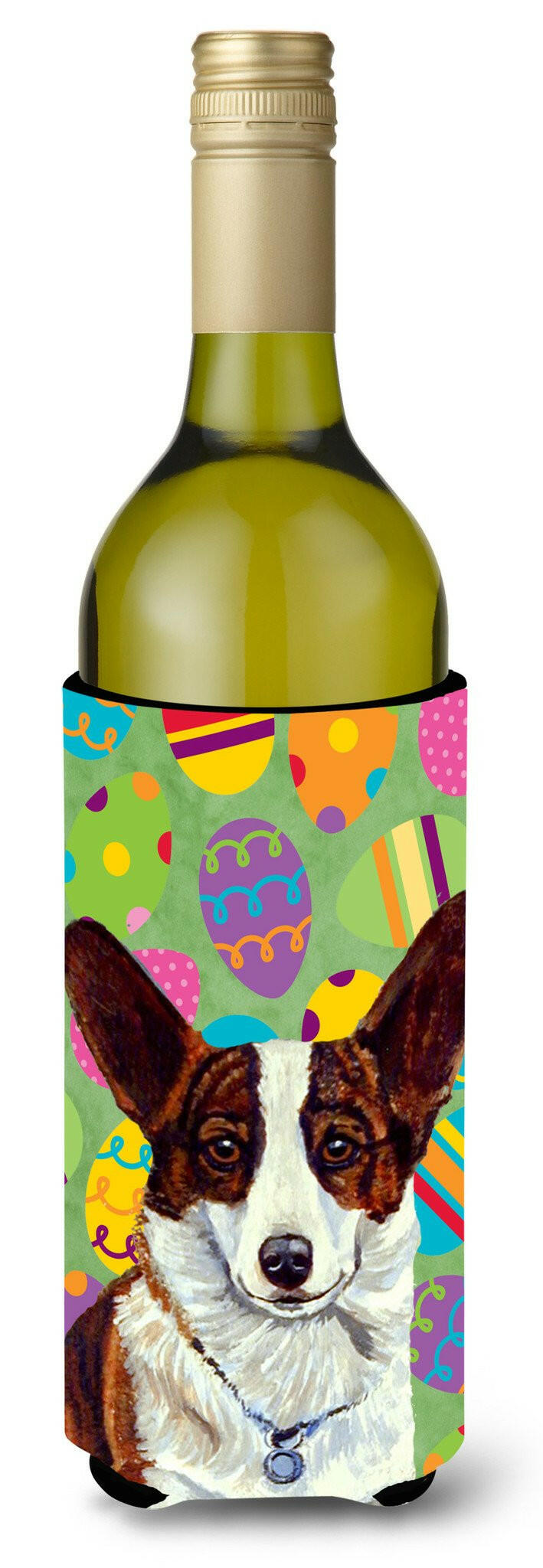 Corgi Easter Eggtravaganza Wine Bottle Beverage Insulator Beverage Insulator Hugger by Caroline's Treasures