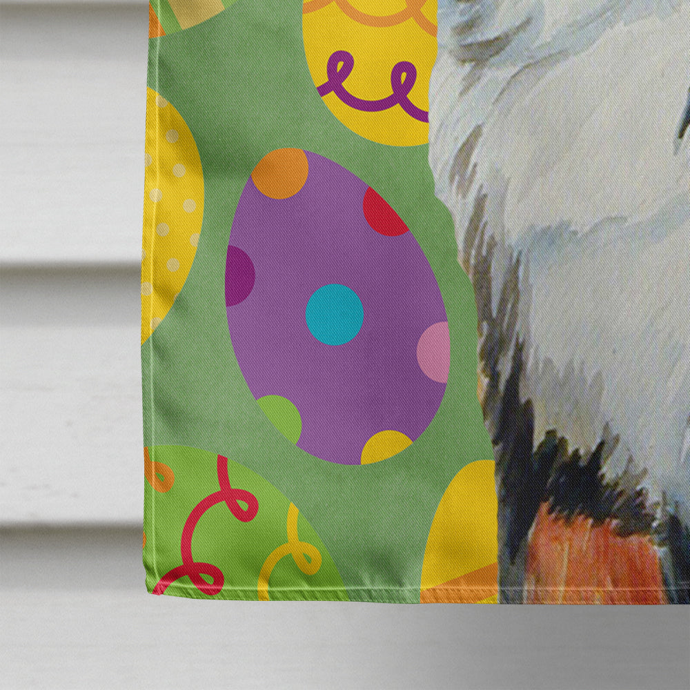 Bernese Mountain Dog Easter Eggtravaganza Flag Canvas House Size  the-store.com.