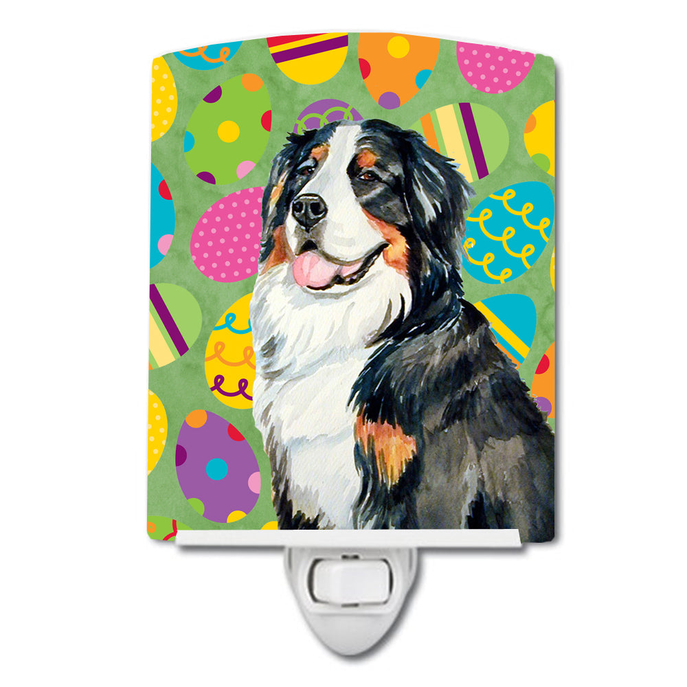Bernese Mountain Dog Easter Eggtravaganza Ceramic Night Light LH9424CNL - the-store.com