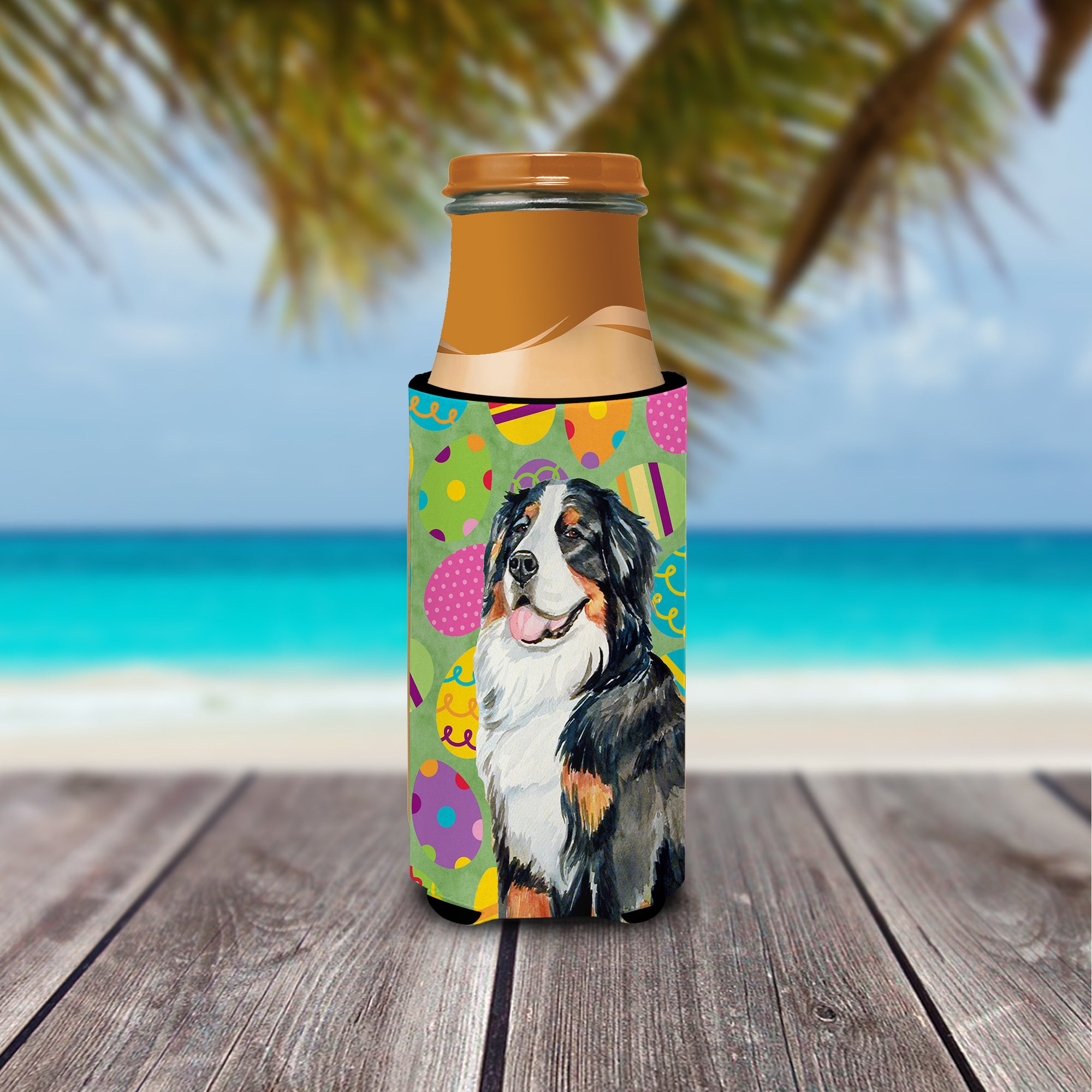 Bernese Mountain Dog Easter Eggtravaganza Ultra Beverage Insulators for slim cans LH9424MUK