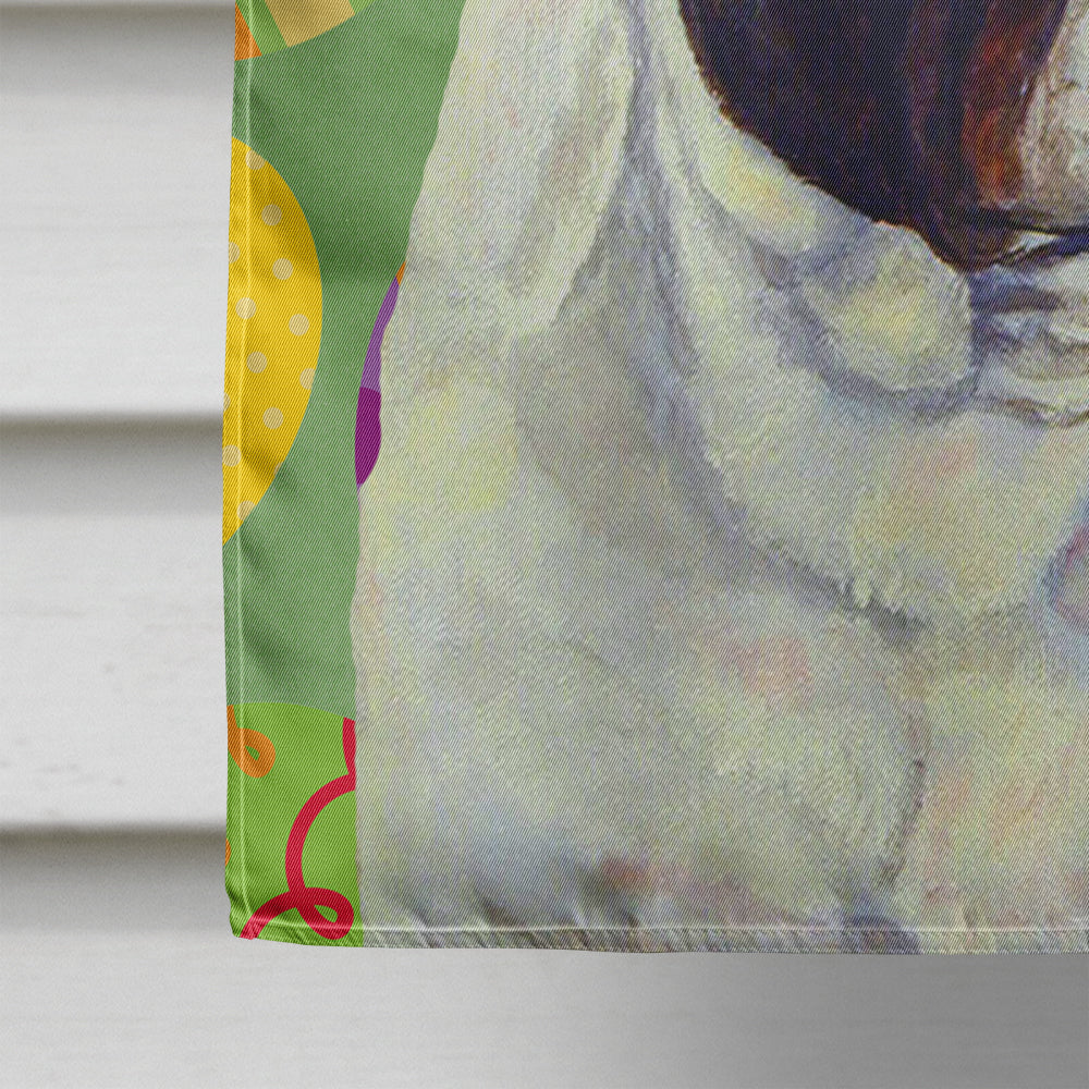 French Bulldog Easter Eggtravaganza Flag Canvas House Size  the-store.com.