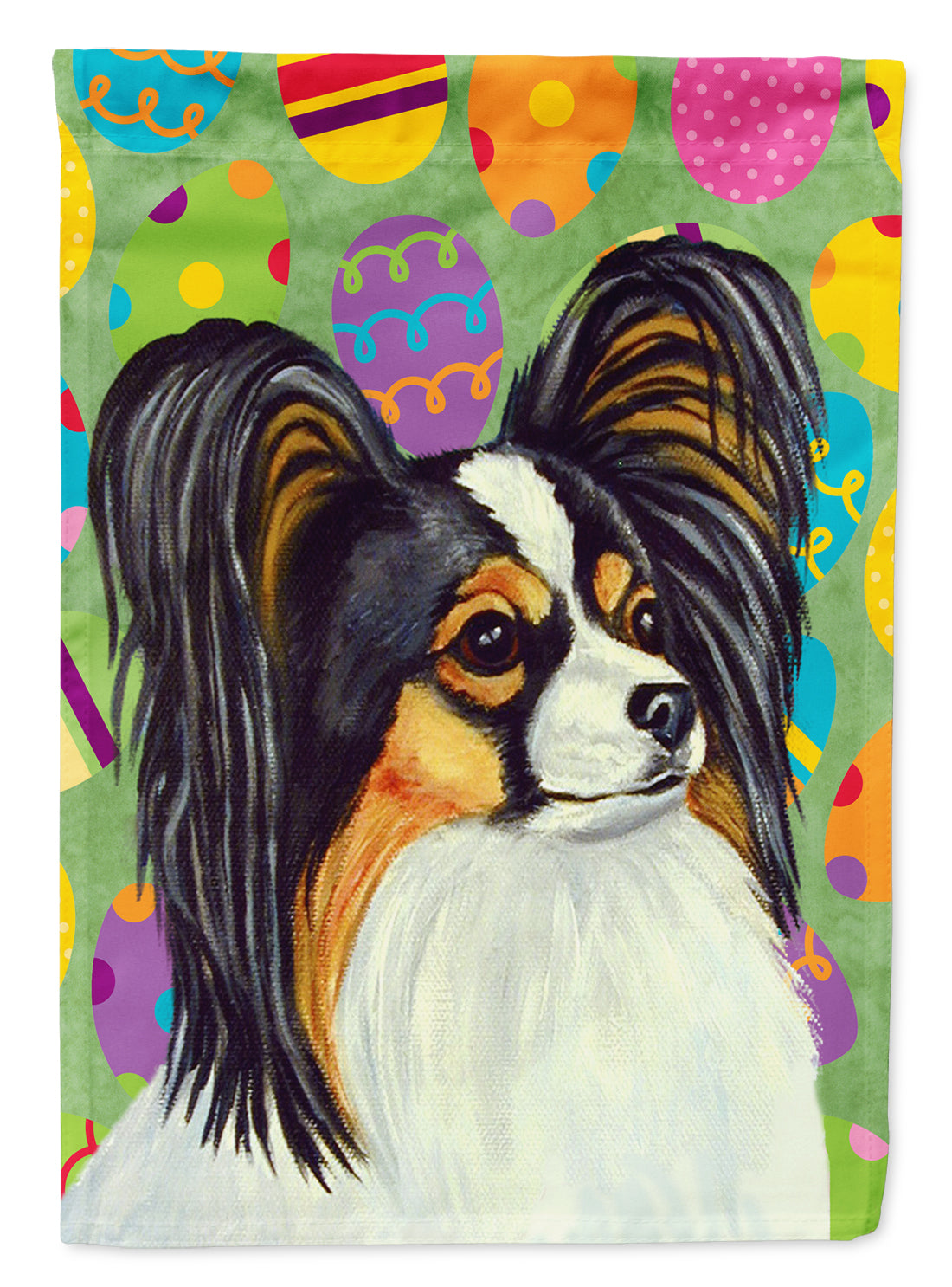 Papillon Easter Eggtravaganza Flag Canvas House Size  the-store.com.