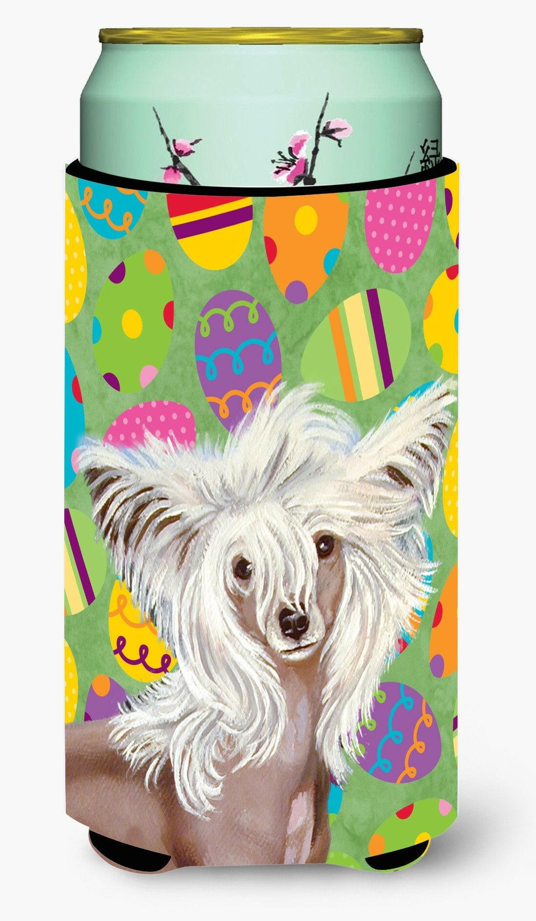 Chinese Crested Easter Eggtravaganza  Tall Boy Beverage Insulator Beverage Insulator Hugger by Caroline&#39;s Treasures