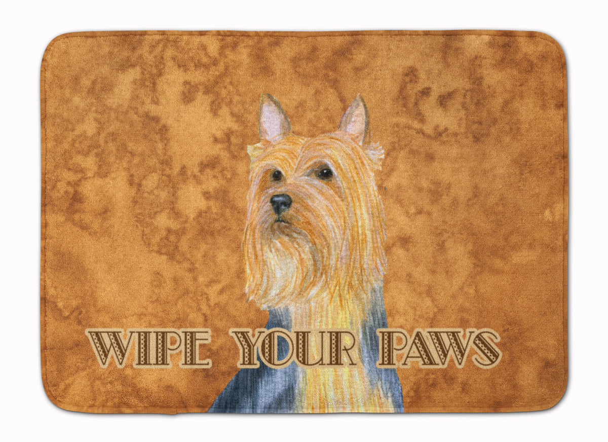 Silky Terrier Wipe your Paws Machine Washable Memory Foam Mat LH9445RUG - the-store.com