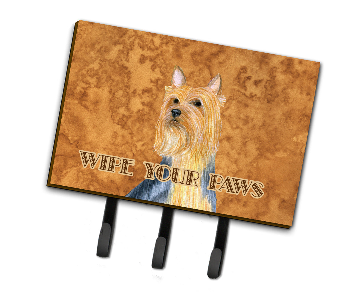 Silky Terrier Wipe your Paws Leash or Key Holder  the-store.com.