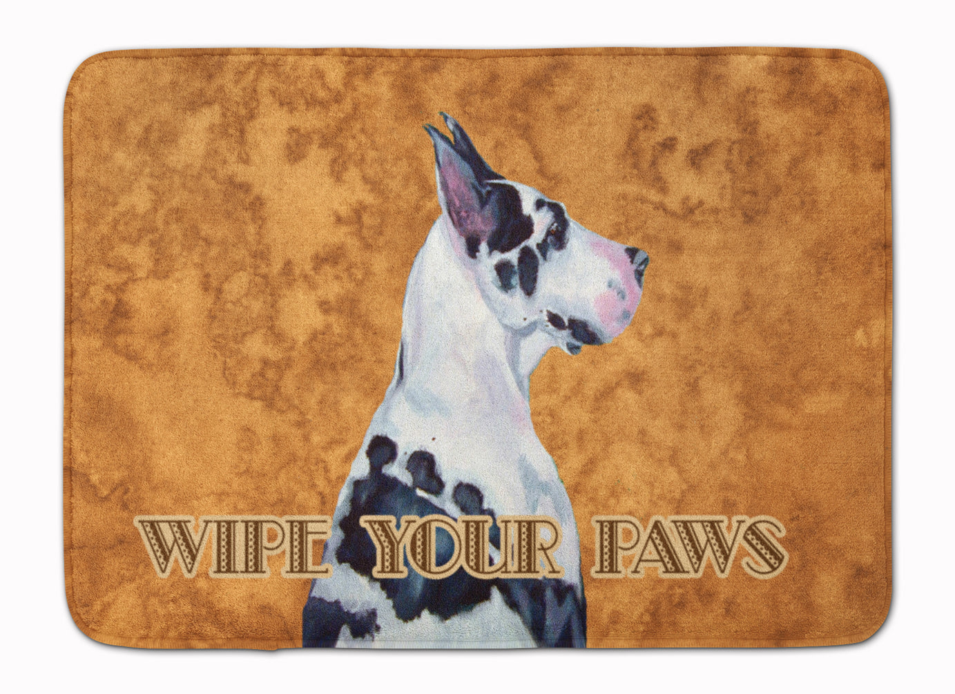 Harlequin Great Dane Wipe your Paws Machine Washable Memory Foam Mat LH9447RUG - the-store.com